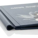 Carte à pince en toile de reliure