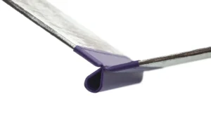 Holzkarte mit Klemmschiene