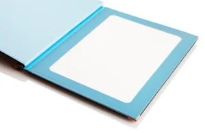 Speisekarten Mit Einschub in blau bei Gastrotopcard kaufen