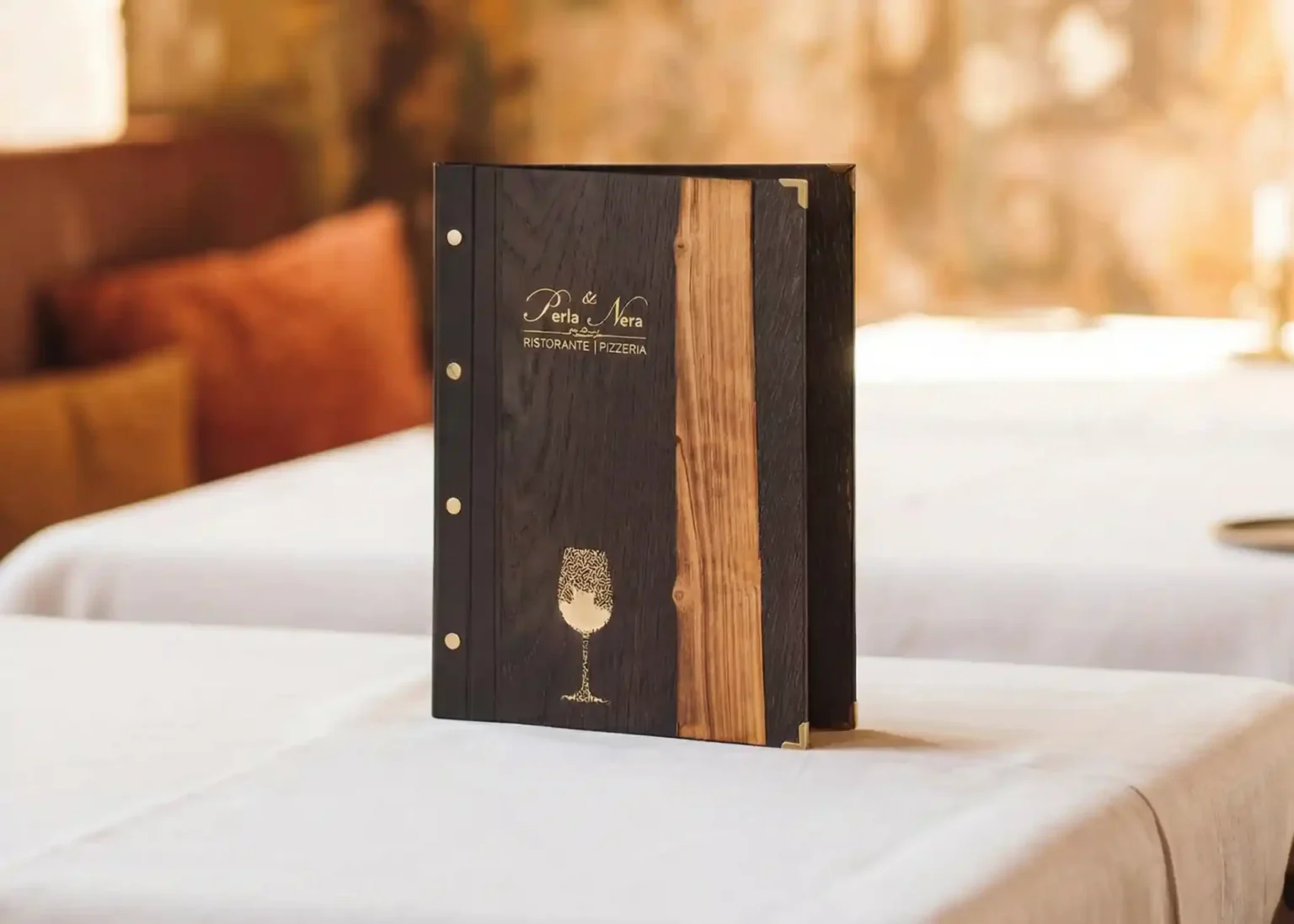 Speisekarte mit Schrauben kaufen bei Gastrotopcard