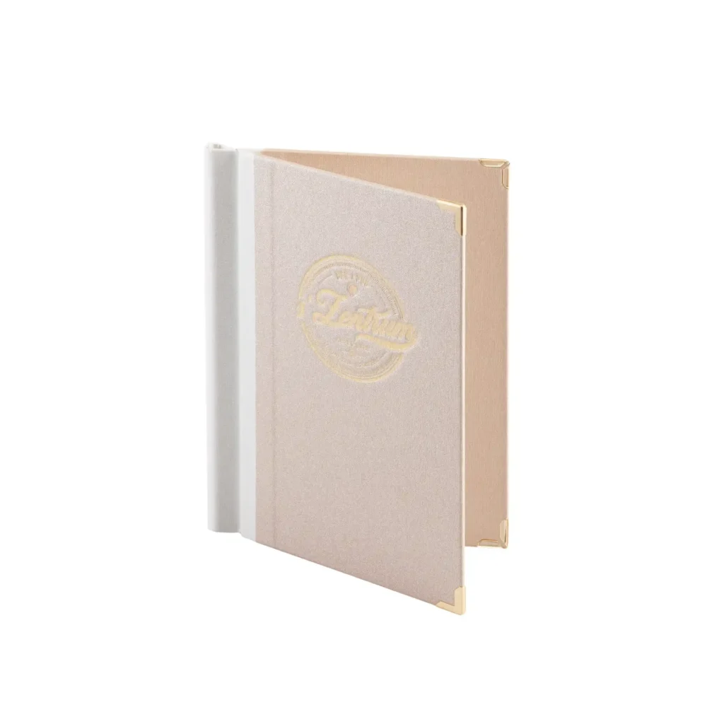 Speisekarten aus langlebigem Material in beige bei Gastrotopcard kaufen