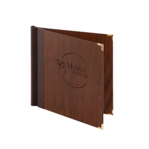 Speisekarte aus Holz in quadratischem Format bei Gastrotopcard kaufen