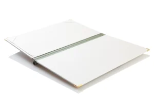 Menükarte zum Menü einschieben aus Leinen bei Gastrotopcard kaufen