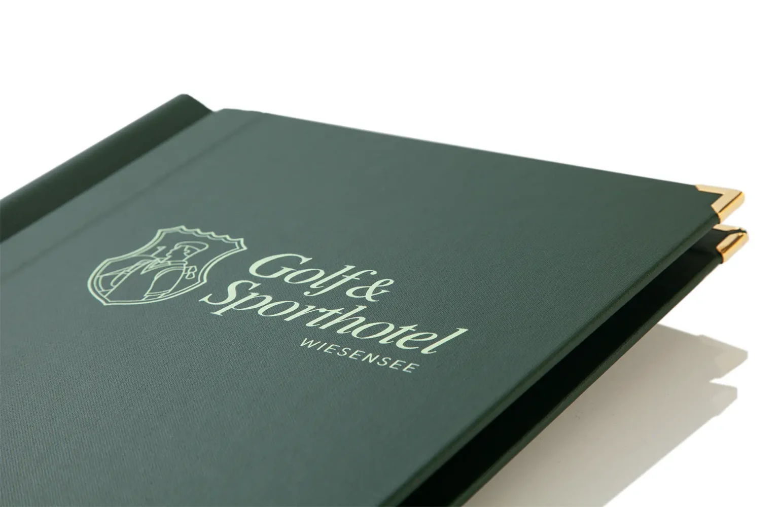 Speisekarte aus Leinen mit individuellem Logo bei Gastrotopcard kaufen
