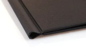 Speisekarten und Menümappen aus Buchbindereinen mit schwarzem Klemmrücken bei Gastrotopcard kaufen