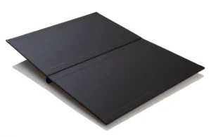 Speisekarten und Menümappen aus Buchbindereinen in schwarz bei Gastrotopcard kaufen