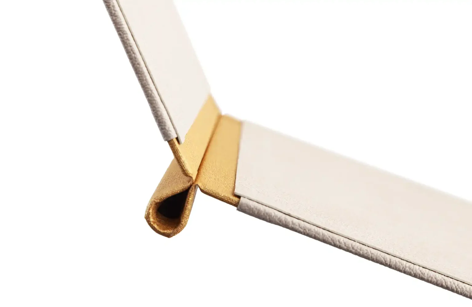 Speisekarten aus Leder in beige in quadratischem Format bei Gastrotopcard kaufen