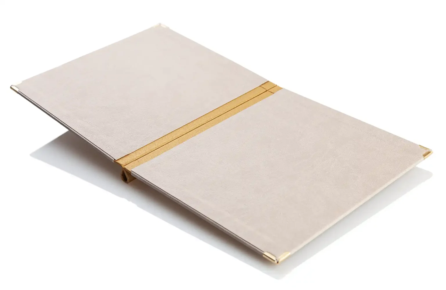 Speisekarten aus Leder in beige bei Gastrotopcard kaufen