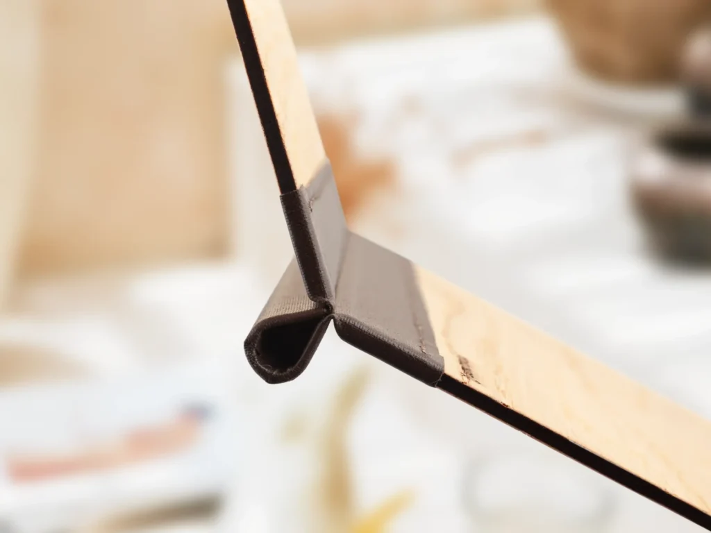 Speisekarten mit Klemmrücken in braun aus Leinen bei Gastrotopcard kaufen