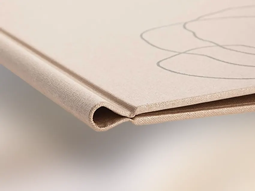 Speisekarten aus Buchbinderleinen in beige kaufen bei Gastrotopcard