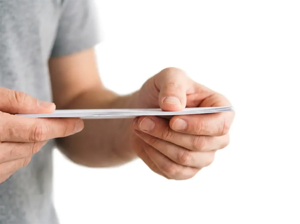 Speisekarten zum Menü einlegen mit Klemmen bei Gastrotopcard kaufen