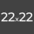 22x22 image