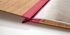 Speisekarte aus Eichenholz mit Rücken aus Medici in Pink